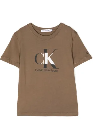 Calvin Klein T-shirt en coton à logo imprimé