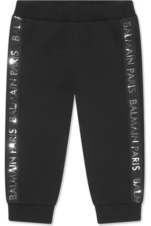 Balmain Pantalon de jogging à bride logo