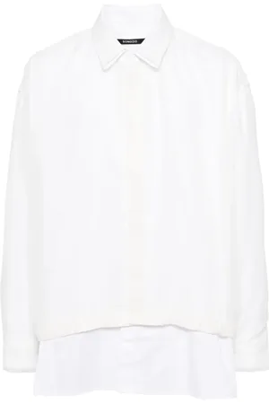 SONGZIO Chemise en coton à design superposé