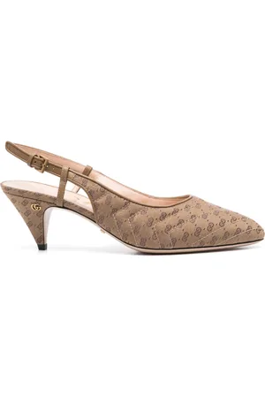 Gucci Escarpins Double G 65 mm à bride arrière
