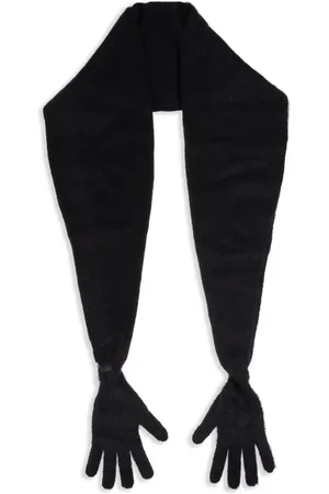Moschino écharpe à détails de gants