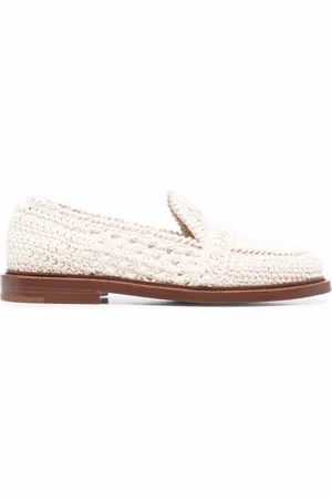 Chloé Mocassins en cuir tressé