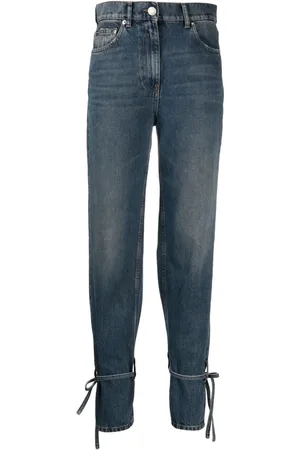 IRO Jean droit à taille nouée