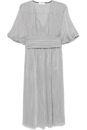 Fabiana Filippi Robe mi-longue à rayures