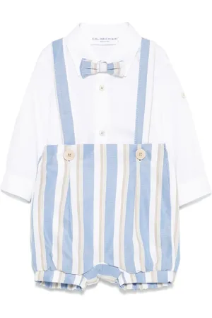 COLORICHIARI Ensemble haut-short à rayures