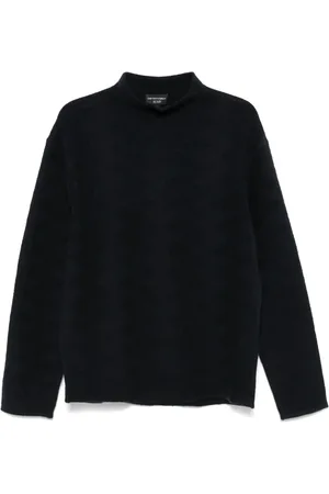 Emporio Armani Pull à effet brossé