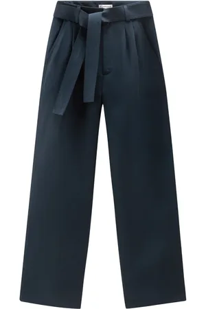 Woolrich Pantalon droit à taille ceinturée