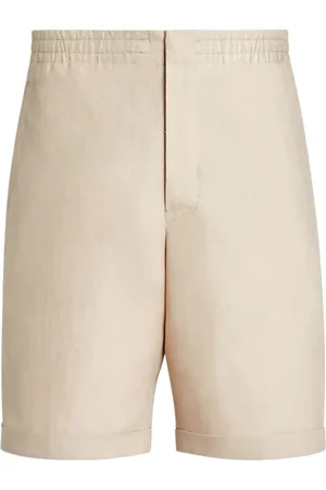 Ermenegildo Zegna Short en lin à taille élastiquée