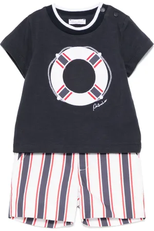 PATACHOU Ensemble haut-short à rayures