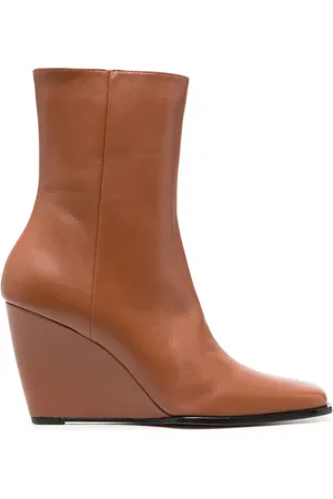 Wandler Bottines à bout carré 90 mm