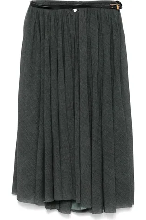 Serafini Jupe mi-longue à design plissé