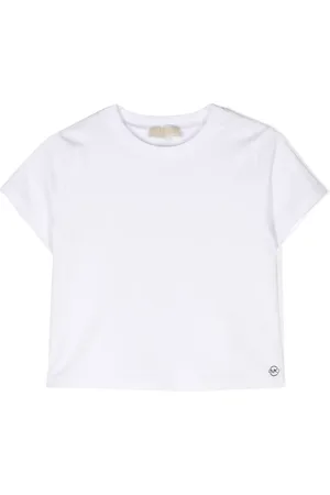 Michael Kors T-shirt en coton mélangé à design plissé