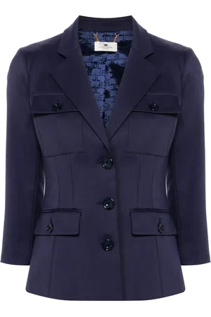 Elisabetta Franchi Blazer à boutonnière devant