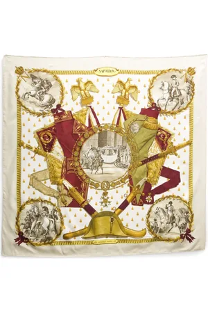 Hermès Foulard Napoleon by Philippe Ledoux (années 1960)