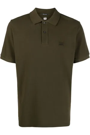 C.P. Company Polo en coton à logo brodé
