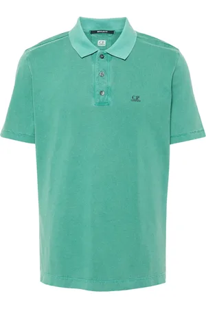 C.P. Company Polo à logo imprimé