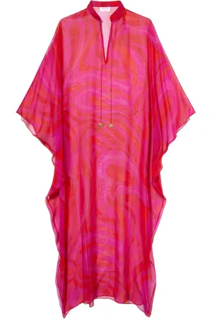 Puccini Caftan à imprimé Marmo