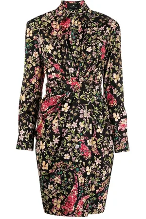 Etro Robe-chemise à fleurs