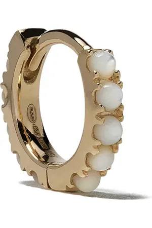 We by White Bird Anneau unique Ismène en 18ct orné de nacre