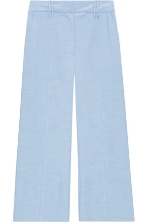 Ganni Pantalon chiné à coupe fuselée