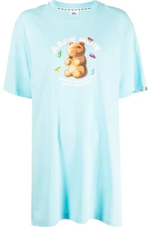 A Bathing Ape T-shirt en jersey à slogan imprimé