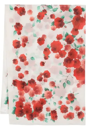 MAGDA BUTRYM Foulard en soie à fleurs