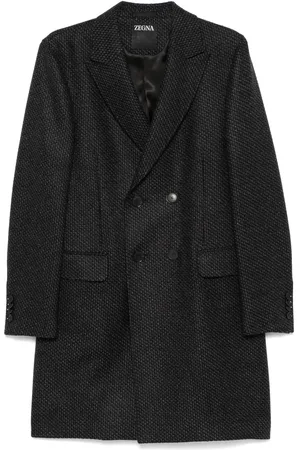 Ermenegildo Zegna Manteau mini à carreaux