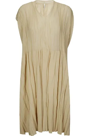 BOBOUTIC Robe mi-longue à design plissé