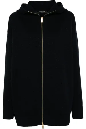 Fabiana Filippi Hoodie à détails métallisés