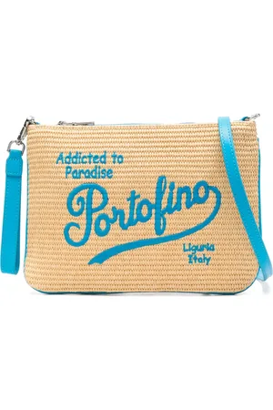 MC2 SAINT BARTH Pochette zippée Parisienne à logo imprimé