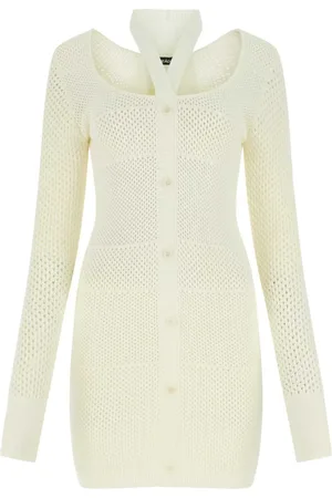 ANDREADAMO Robe mi-longue en maille stretch