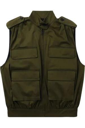 Msgm Gilet à logo brodé