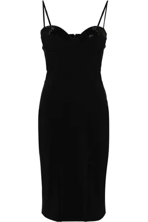 CHIARA BONI Robe Zhoulette à ornements en cristal