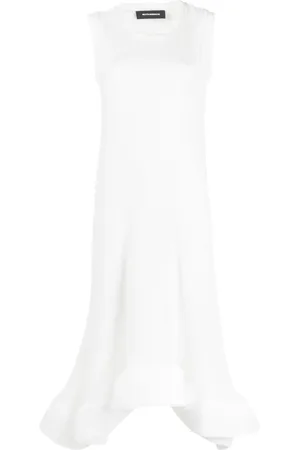 MELITTA BAUMEISTER Robe mi-longue à volants