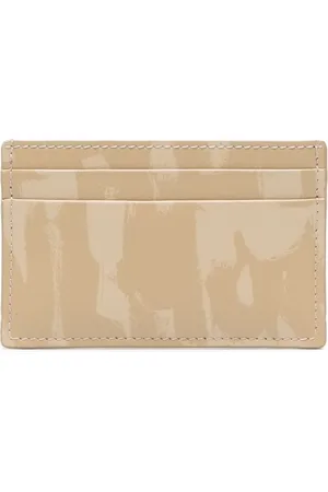 Alexander McQueen Porte-cartes en cuir à imprimé graffiti