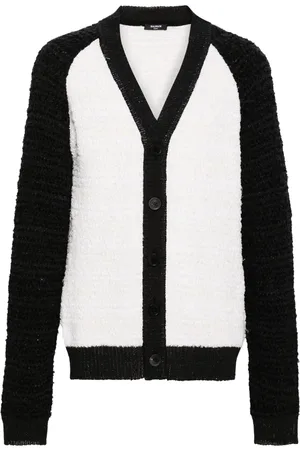 Balmain Cardigan à design colour block