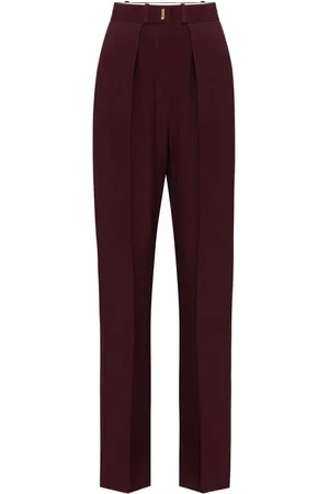 Elisabetta Franchi Pantalon droit à détails rayés