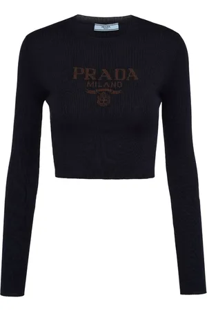 Prada Haut en maille intarsia