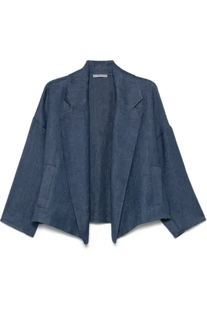 DUSAN Veste en lin à design structuré