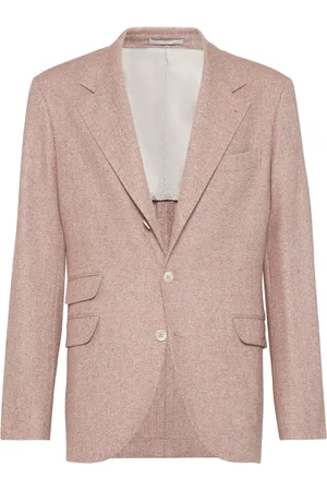 Brunello Cucinelli Blazer à motif de chevrons