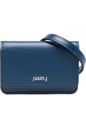 JUUN.J Sac banane en cuir à plaque logo