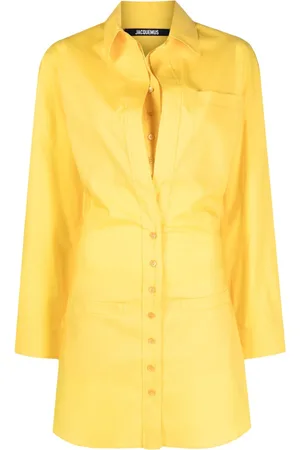 Jacquemus Robe-chemise La Robe Baunhilha à coupe courte