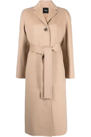 THEORY Manteau à taille ceinturée