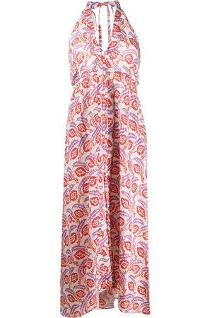 Isabel Marant Robe imprimée à dos-nu
