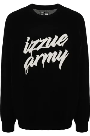 Izzue Pull à logo en intarsia
