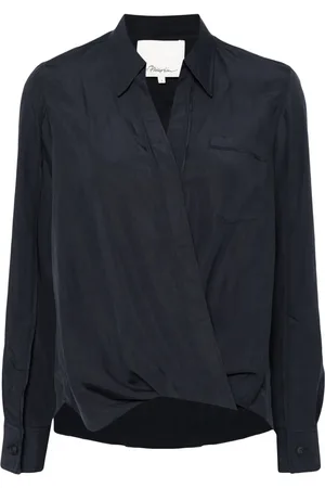 3.1 Phillip Lim Chemise à empiècement drapé