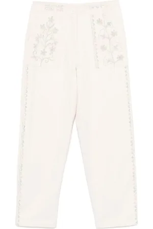 Antik Batik Pantalon Alex à coupe droite