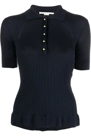 Stella McCartney Polo en maille nervurée