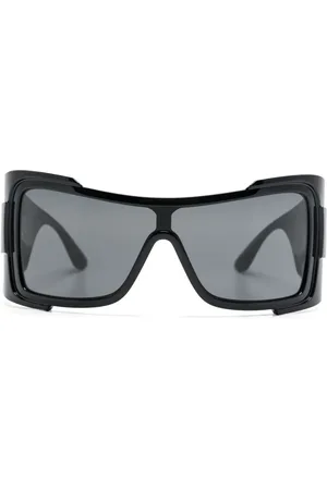 VERSACE Lunettes de soleil oversize à plaque logo