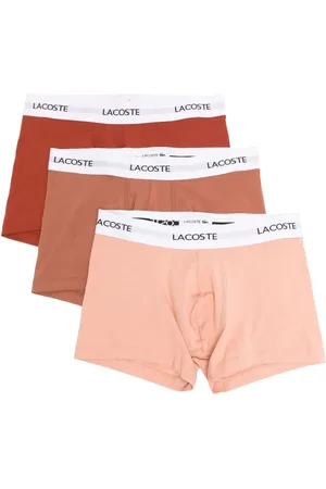 Lacoste Lot de trois boxers en coton stretch